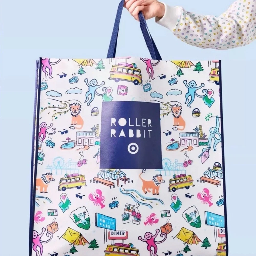 Roller Rabbit Kids' Multicolor Graphic Tote - Picture 1 of 2